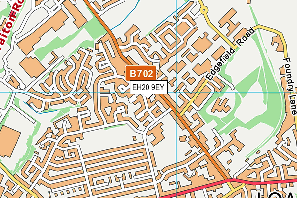 EH20 9EY map - OS VectorMap District (Ordnance Survey) EH20 9EY map - OS VectorMap District (Ordnance Survey)