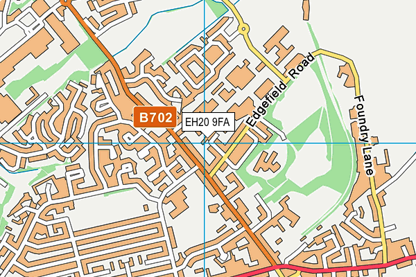 EH20 9FA map - OS VectorMap District (Ordnance Survey) EH20 9FA map - OS VectorMap District (Ordnance Survey)