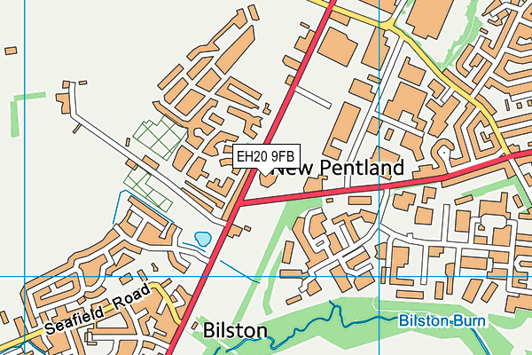 EH20 9FB map - OS VectorMap District (Ordnance Survey) EH20 9FB map - OS VectorMap District (Ordnance Survey)