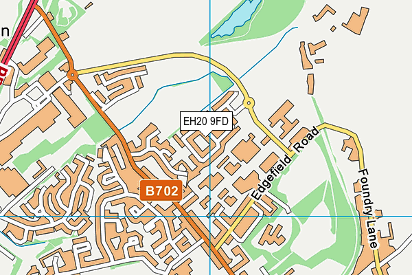EH20 9FD map - OS VectorMap District (Ordnance Survey) EH20 9FD map - OS VectorMap District (Ordnance Survey)