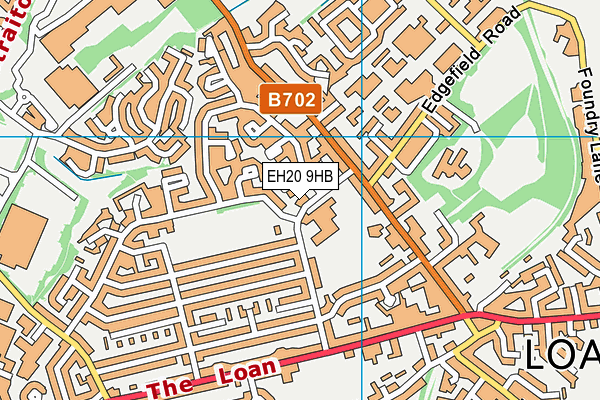 EH20 9HB map - OS VectorMap District (Ordnance Survey) EH20 9HB map - OS VectorMap District (Ordnance Survey)