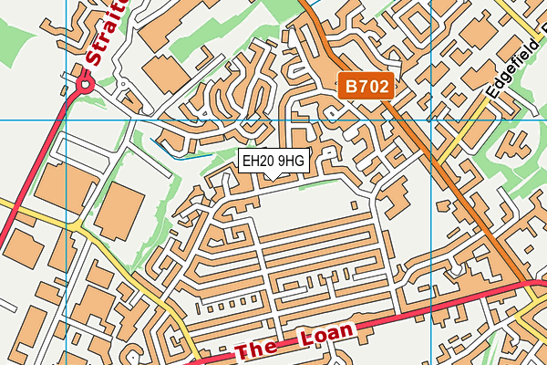EH20 9HG map - OS VectorMap District (Ordnance Survey) EH20 9HG map - OS VectorMap District (Ordnance Survey)
