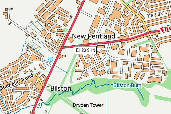EH20 9HN map - OS VectorMap District (Ordnance Survey) EH20 9HN map - OS VectorMap District (Ordnance Survey)