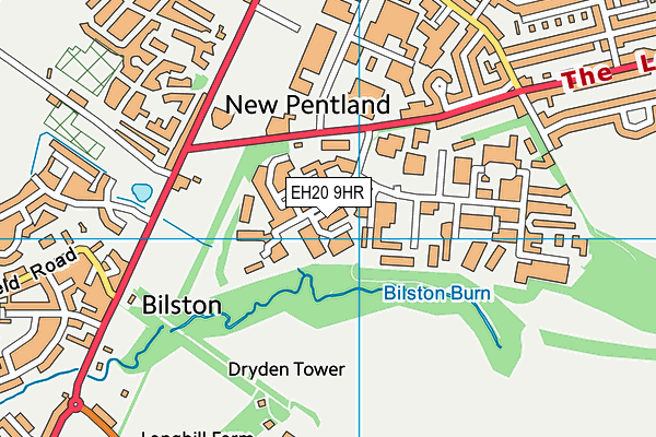 EH20 9HR map - OS VectorMap District (Ordnance Survey) EH20 9HR map - OS VectorMap District (Ordnance Survey)