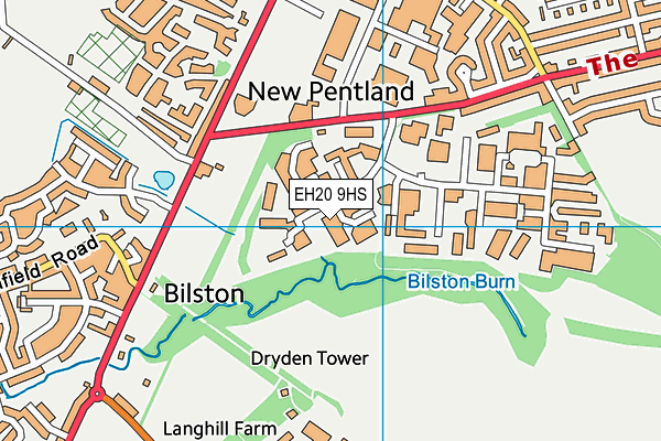 EH20 9HS map - OS VectorMap District (Ordnance Survey) EH20 9HS map - OS VectorMap District (Ordnance Survey)