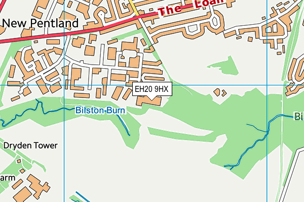 EH20 9HX map - OS VectorMap District (Ordnance Survey) EH20 9HX map - OS VectorMap District (Ordnance Survey)
