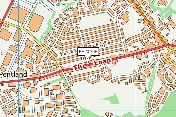 EH20 9JF map - OS VectorMap District (Ordnance Survey) EH20 9JF map - OS VectorMap District (Ordnance Survey)