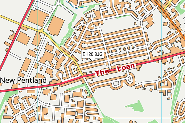 EH20 9JG map - OS VectorMap District (Ordnance Survey) EH20 9JG map - OS VectorMap District (Ordnance Survey)