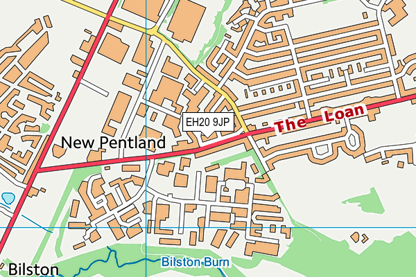 EH20 9JP map - OS VectorMap District (Ordnance Survey) EH20 9JP map - OS VectorMap District (Ordnance Survey)