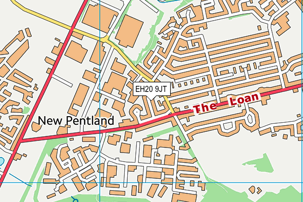 EH20 9JT map - OS VectorMap District (Ordnance Survey) EH20 9JT map - OS VectorMap District (Ordnance Survey)