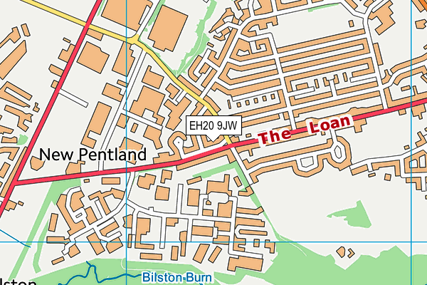 EH20 9JW map - OS VectorMap District (Ordnance Survey) EH20 9JW map - OS VectorMap District (Ordnance Survey)