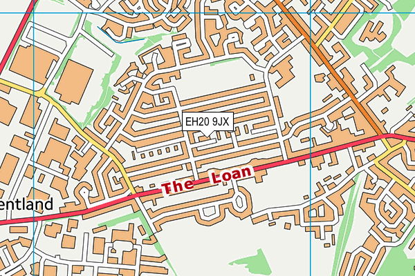EH20 9JX map - OS VectorMap District (Ordnance Survey) EH20 9JX map - OS VectorMap District (Ordnance Survey)