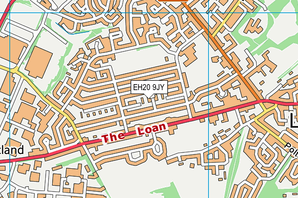 EH20 9JY map - OS VectorMap District (Ordnance Survey) EH20 9JY map - OS VectorMap District (Ordnance Survey)