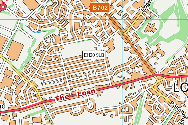 EH20 9LB map - OS VectorMap District (Ordnance Survey)