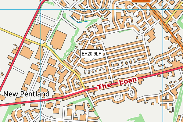 EH20 9LF map - OS VectorMap District (Ordnance Survey) EH20 9LF map - OS VectorMap District (Ordnance Survey)