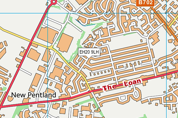 EH20 9LH map - OS VectorMap District (Ordnance Survey) EH20 9LH map - OS VectorMap District (Ordnance Survey)