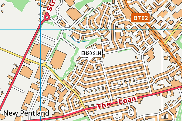 EH20 9LN map - OS VectorMap District (Ordnance Survey) EH20 9LN map - OS VectorMap District (Ordnance Survey)