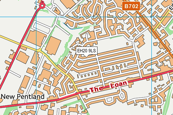 EH20 9LS map - OS VectorMap District (Ordnance Survey) EH20 9LS map - OS VectorMap District (Ordnance Survey)