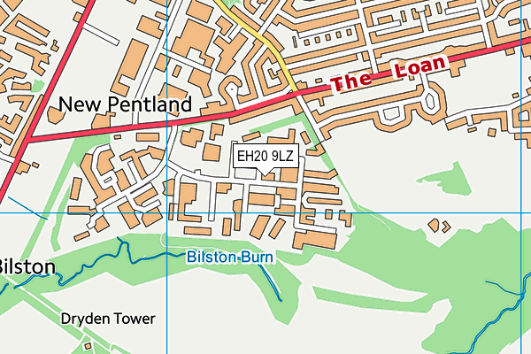 EH20 9LZ map - OS VectorMap District (Ordnance Survey) EH20 9LZ map - OS VectorMap District (Ordnance Survey)