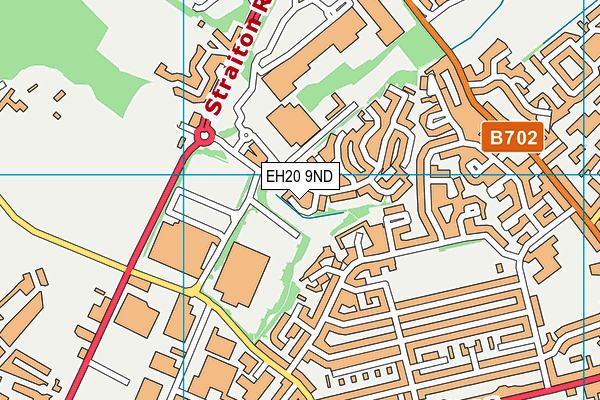 EH20 9ND map - OS VectorMap District (Ordnance Survey) EH20 9ND map - OS VectorMap District (Ordnance Survey)