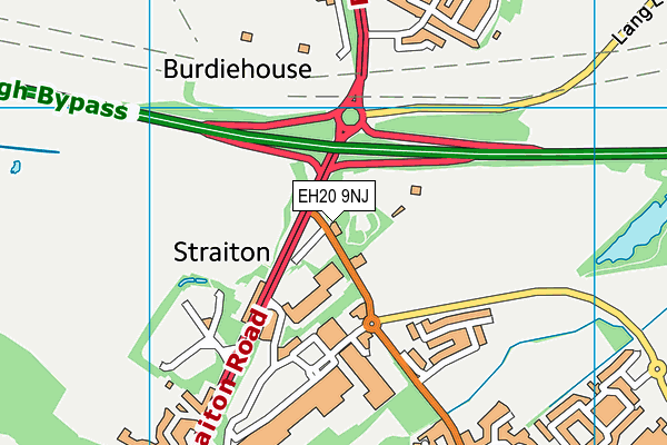 EH20 9NJ map - OS VectorMap District (Ordnance Survey) EH20 9NJ map - OS VectorMap District (Ordnance Survey)