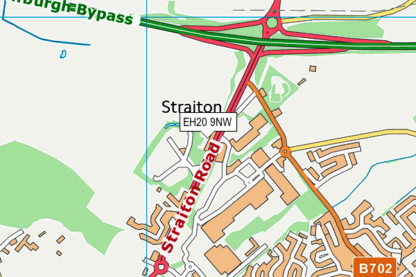 EH20 9NW map - OS VectorMap District (Ordnance Survey) EH20 9NW map - OS VectorMap District (Ordnance Survey)