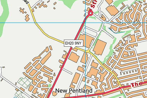 EH20 9NY map - OS VectorMap District (Ordnance Survey) EH20 9NY map - OS VectorMap District (Ordnance Survey)