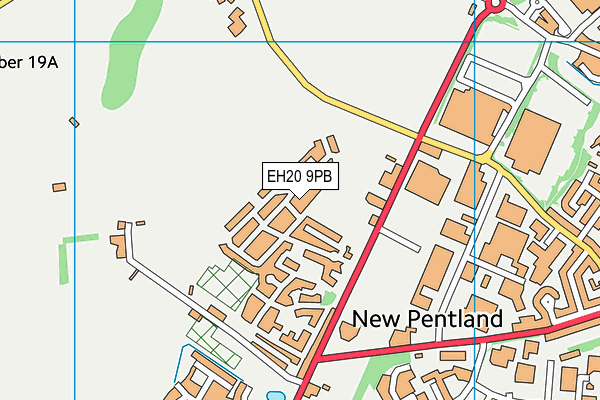 EH20 9PB map - OS VectorMap District (Ordnance Survey) EH20 9PB map - OS VectorMap District (Ordnance Survey)