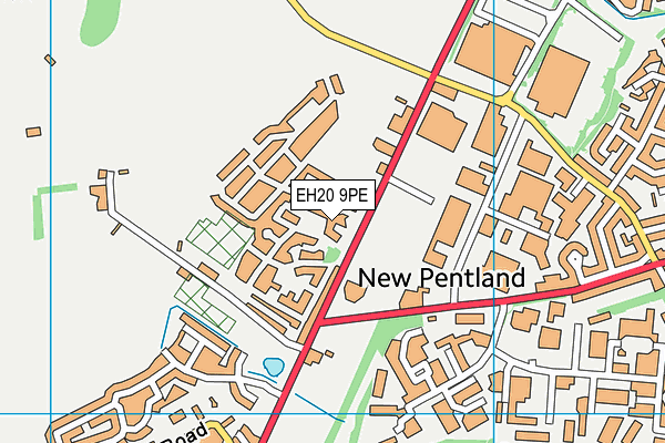 EH20 9PE map - OS VectorMap District (Ordnance Survey) EH20 9PE map - OS VectorMap District (Ordnance Survey)