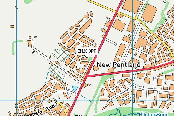 EH20 9PP map - OS VectorMap District (Ordnance Survey) EH20 9PP map - OS VectorMap District (Ordnance Survey)