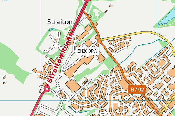 EH20 9PW map - OS VectorMap District (Ordnance Survey) EH20 9PW map - OS VectorMap District (Ordnance Survey)