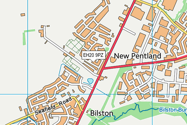 EH20 9PZ map - OS VectorMap District (Ordnance Survey) EH20 9PZ map - OS VectorMap District (Ordnance Survey)