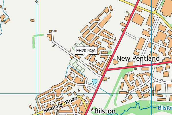 EH20 9QA map - OS VectorMap District (Ordnance Survey) EH20 9QA map - OS VectorMap District (Ordnance Survey)