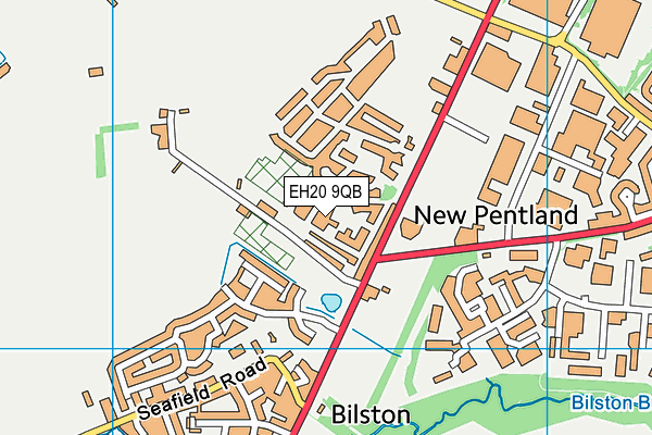 EH20 9QB map - OS VectorMap District (Ordnance Survey) EH20 9QB map - OS VectorMap District (Ordnance Survey)