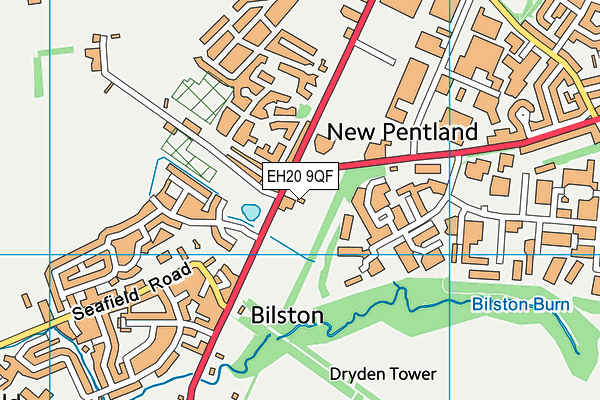 EH20 9QF map - OS VectorMap District (Ordnance Survey) EH20 9QF map - OS VectorMap District (Ordnance Survey)