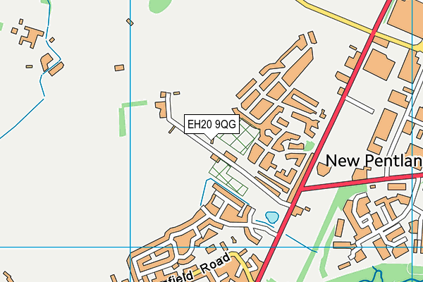 EH20 9QG map - OS VectorMap District (Ordnance Survey) EH20 9QG map - OS VectorMap District (Ordnance Survey)
