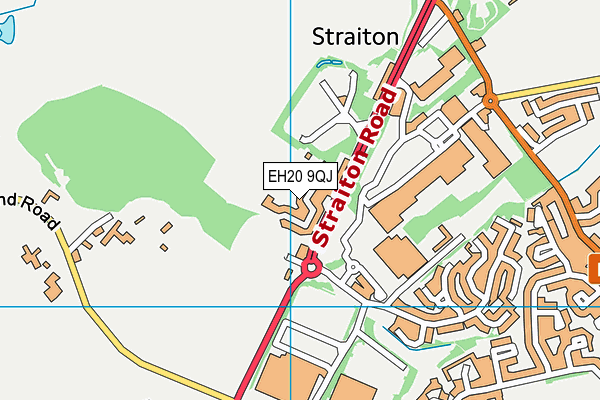 EH20 9QJ map - OS VectorMap District (Ordnance Survey) EH20 9QJ map - OS VectorMap District (Ordnance Survey)