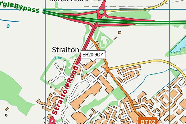 EH20 9QY map - OS VectorMap District (Ordnance Survey) EH20 9QY map - OS VectorMap District (Ordnance Survey)