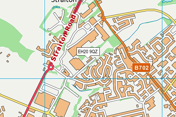 EH20 9QZ map - OS VectorMap District (Ordnance Survey) EH20 9QZ map - OS VectorMap District (Ordnance Survey)