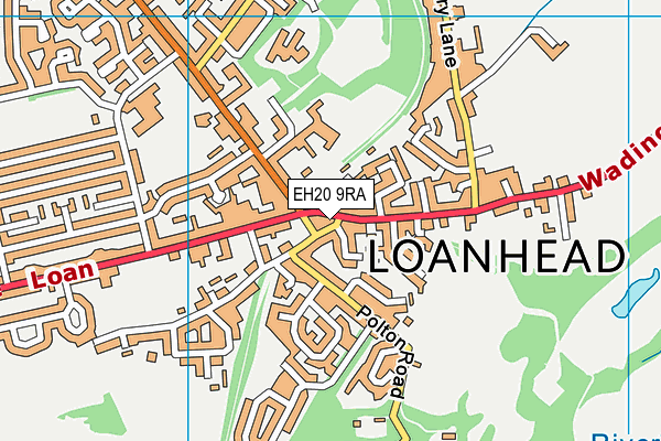 EH20 9RA map - OS VectorMap District (Ordnance Survey) EH20 9RA map - OS VectorMap District (Ordnance Survey)