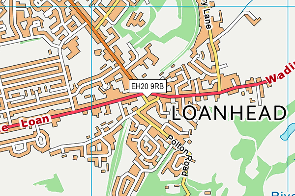 EH20 9RB map - OS VectorMap District (Ordnance Survey) EH20 9RB map - OS VectorMap District (Ordnance Survey)