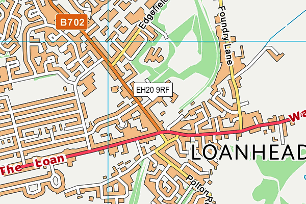 EH20 9RF map - OS VectorMap District (Ordnance Survey) EH20 9RF map - OS VectorMap District (Ordnance Survey)