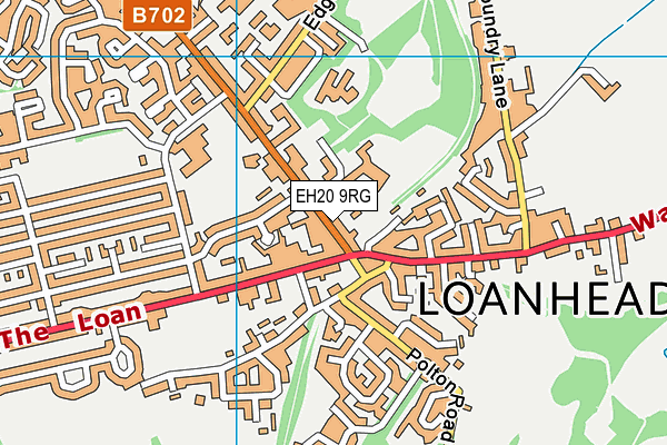 EH20 9RG map - OS VectorMap District (Ordnance Survey) EH20 9RG map - OS VectorMap District (Ordnance Survey)
