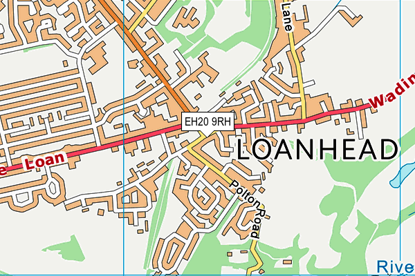 EH20 9RH map - OS VectorMap District (Ordnance Survey) EH20 9RH map - OS VectorMap District (Ordnance Survey)