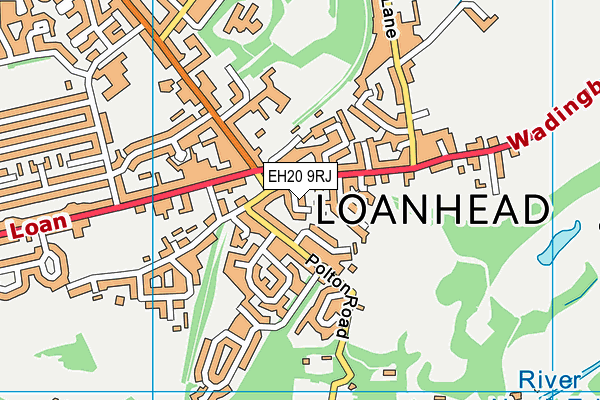 EH20 9RJ map - OS VectorMap District (Ordnance Survey) EH20 9RJ map - OS VectorMap District (Ordnance Survey)