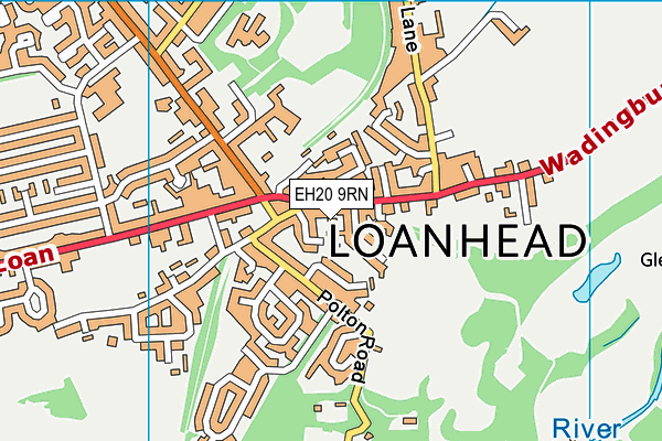 EH20 9RN map - OS VectorMap District (Ordnance Survey) EH20 9RN map - OS VectorMap District (Ordnance Survey)
