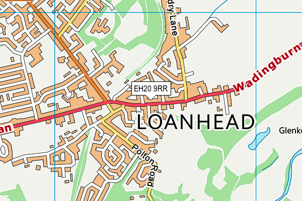 EH20 9RR map - OS VectorMap District (Ordnance Survey) EH20 9RR map - OS VectorMap District (Ordnance Survey)