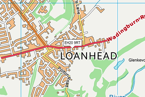 EH20 9RT map - OS VectorMap District (Ordnance Survey) EH20 9RT map - OS VectorMap District (Ordnance Survey)