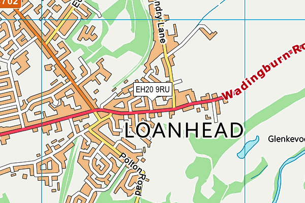 EH20 9RU map - OS VectorMap District (Ordnance Survey) EH20 9RU map - OS VectorMap District (Ordnance Survey)