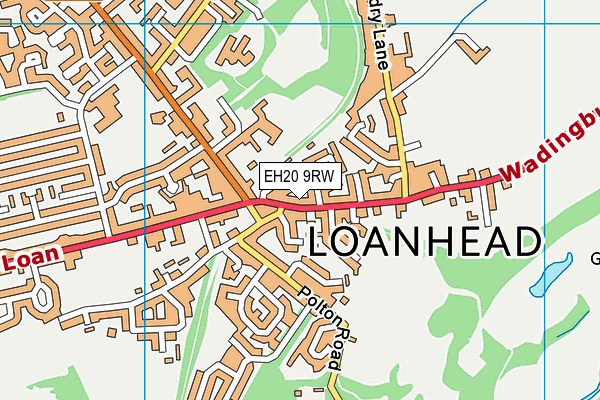 EH20 9RW map - OS VectorMap District (Ordnance Survey) EH20 9RW map - OS VectorMap District (Ordnance Survey)